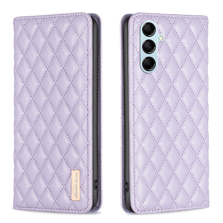 Diamond Lattice Magnetic Leather Flip Phone Case, For Xiaomi Redmi Note 12 4G Global, For Nokia G22, For Samsung Galaxy A24 4G, For Samsung Galaxy M14 5G