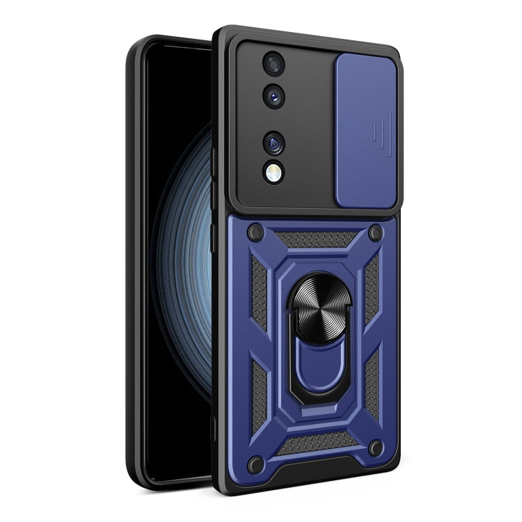 Sliding Camera Cover Design TPU+PC Phone Case, For Honor 70 5G