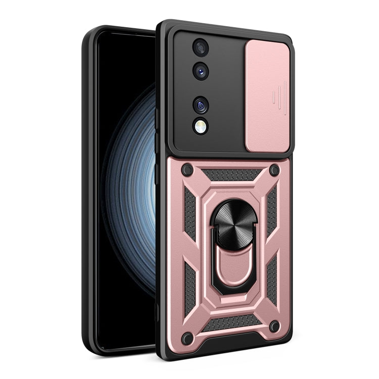 Sliding Camera Cover Design TPU+PC Phone Case, For Honor 70 5G