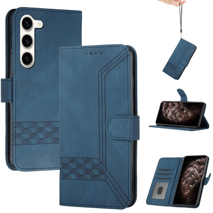 Cubic Skin Feel Flip Leather Phone Case, For Samsung Galaxy S23 5G, For Samsung Galaxy S23+ 5G, For Samsung Galaxy S23 Ultra 5G, For Samsung Galaxy A04 / A04e, For Samsung Galaxy A14 5G, For Samsung Galaxy A34 5G, For Samsung Galaxy A54 5G