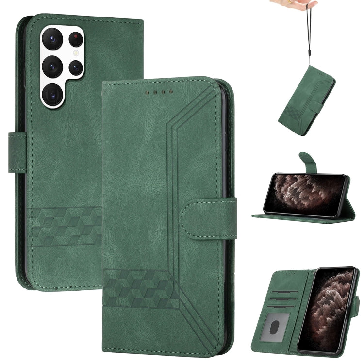 Cubic Skin Feel Flip Leather Phone Case, For Samsung Galaxy S23 5G, For Samsung Galaxy S23+ 5G, For Samsung Galaxy S23 Ultra 5G, For Samsung Galaxy A04 / A04e, For Samsung Galaxy A14 5G, For Samsung Galaxy A34 5G, For Samsung Galaxy A54 5G