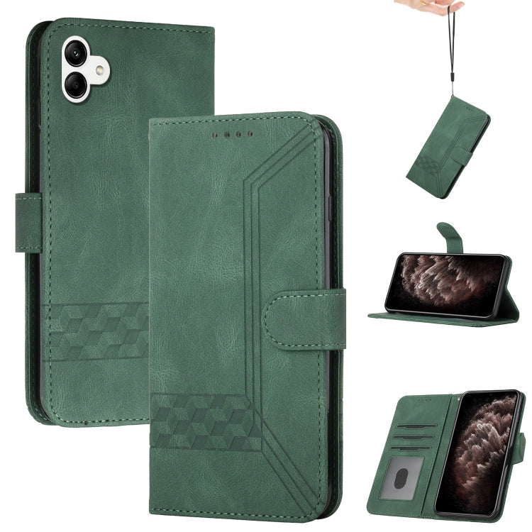 Cubic Skin Feel Flip Leather Phone Case, For Samsung Galaxy S23 5G, For Samsung Galaxy S23+ 5G, For Samsung Galaxy S23 Ultra 5G, For Samsung Galaxy A04 / A04e, For Samsung Galaxy A14 5G, For Samsung Galaxy A34 5G, For Samsung Galaxy A54 5G