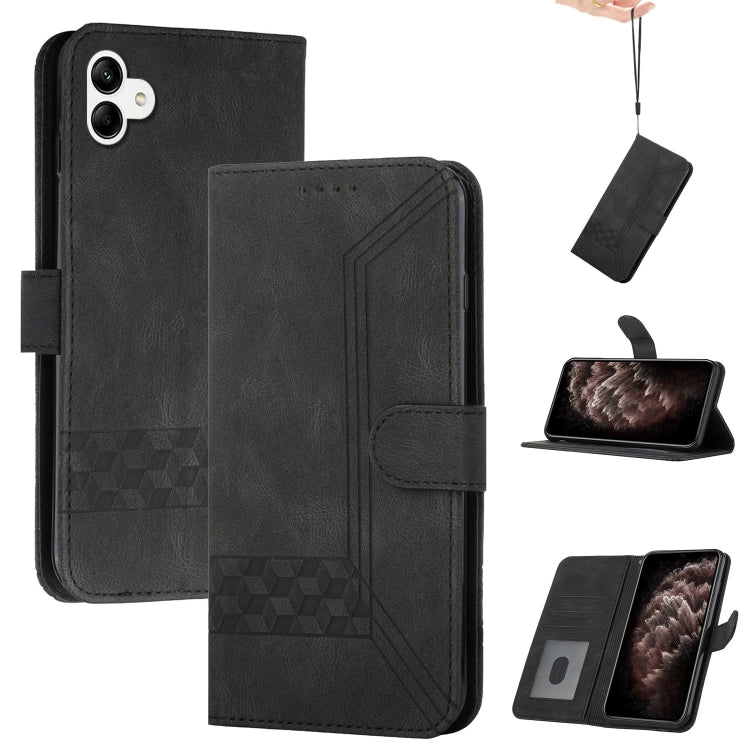 Cubic Skin Feel Flip Leather Phone Case, For Samsung Galaxy S23 5G, For Samsung Galaxy S23+ 5G, For Samsung Galaxy S23 Ultra 5G, For Samsung Galaxy A04 / A04e, For Samsung Galaxy A14 5G, For Samsung Galaxy A34 5G, For Samsung Galaxy A54 5G