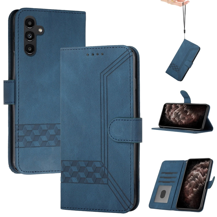 Cubic Skin Feel Flip Leather Phone Case, For Samsung Galaxy S23 5G, For Samsung Galaxy S23+ 5G, For Samsung Galaxy S23 Ultra 5G, For Samsung Galaxy A04 / A04e, For Samsung Galaxy A14 5G, For Samsung Galaxy A34 5G, For Samsung Galaxy A54 5G