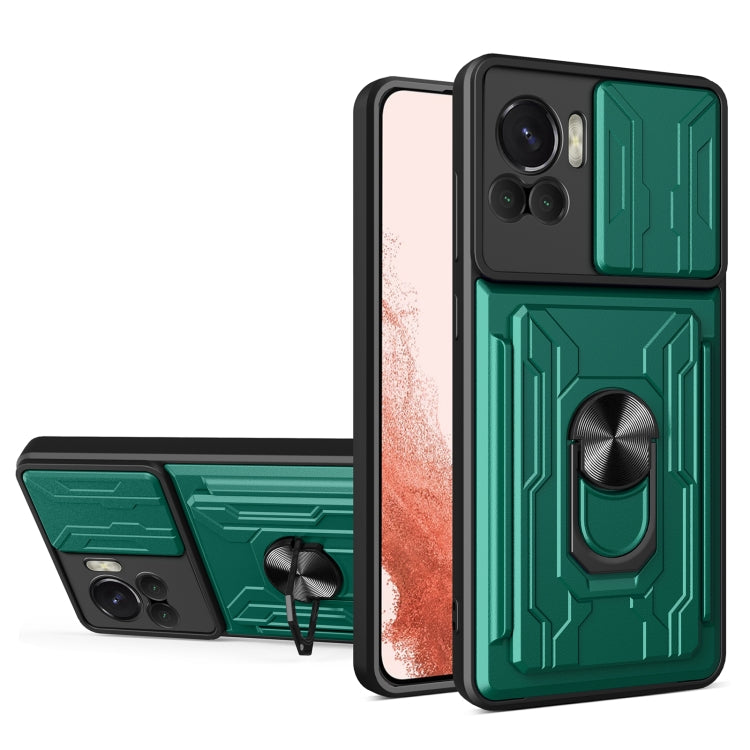 Sliding Camshield TPU+PC Phone Case with Card Slot, For Motorola Edge 30 Ultra 5G, For OPPO A17 4G, For Realme 10 4G, For Samsung Galaxy A14 5G / 4G