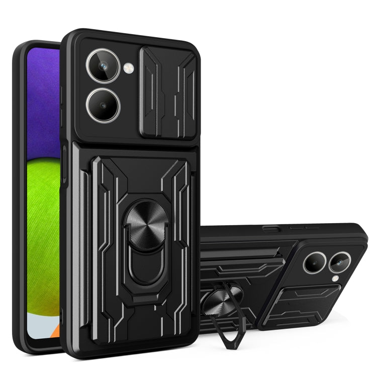 Sliding Camshield TPU+PC Phone Case with Card Slot, For Motorola Edge 30 Ultra 5G, For OPPO A17 4G, For Realme 10 4G, For Samsung Galaxy A14 5G / 4G