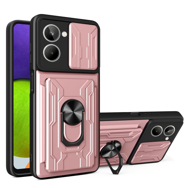Sliding Camshield TPU+PC Phone Case with Card Slot, For Motorola Edge 30 Ultra 5G, For OPPO A17 4G, For Realme 10 4G, For Samsung Galaxy A14 5G / 4G