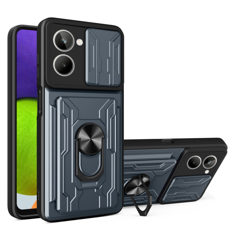 Sliding Camshield TPU+PC Phone Case with Card Slot, For Motorola Edge 30 Ultra 5G, For OPPO A17 4G, For Realme 10 4G, For Samsung Galaxy A14 5G / 4G