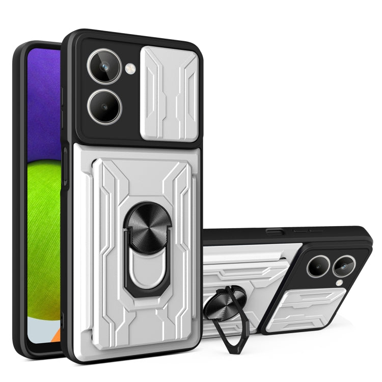 Sliding Camshield TPU+PC Phone Case with Card Slot, For Motorola Edge 30 Ultra 5G, For OPPO A17 4G, For Realme 10 4G, For Samsung Galaxy A14 5G / 4G