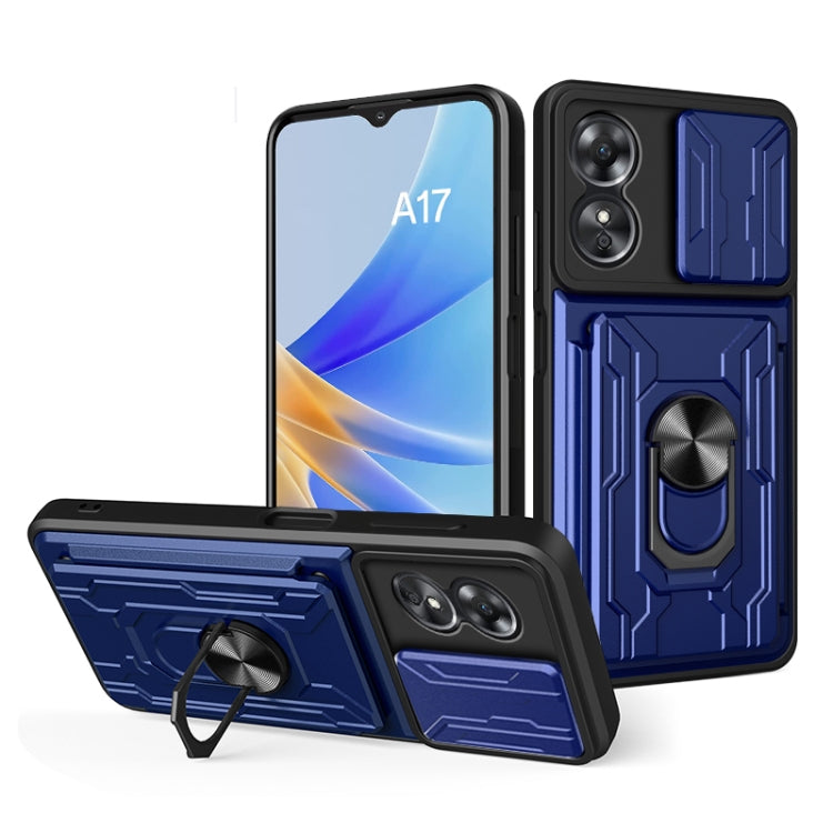 Sliding Camshield TPU+PC Phone Case with Card Slot, For Motorola Edge 30 Ultra 5G, For OPPO A17 4G, For Realme 10 4G, For Samsung Galaxy A14 5G / 4G