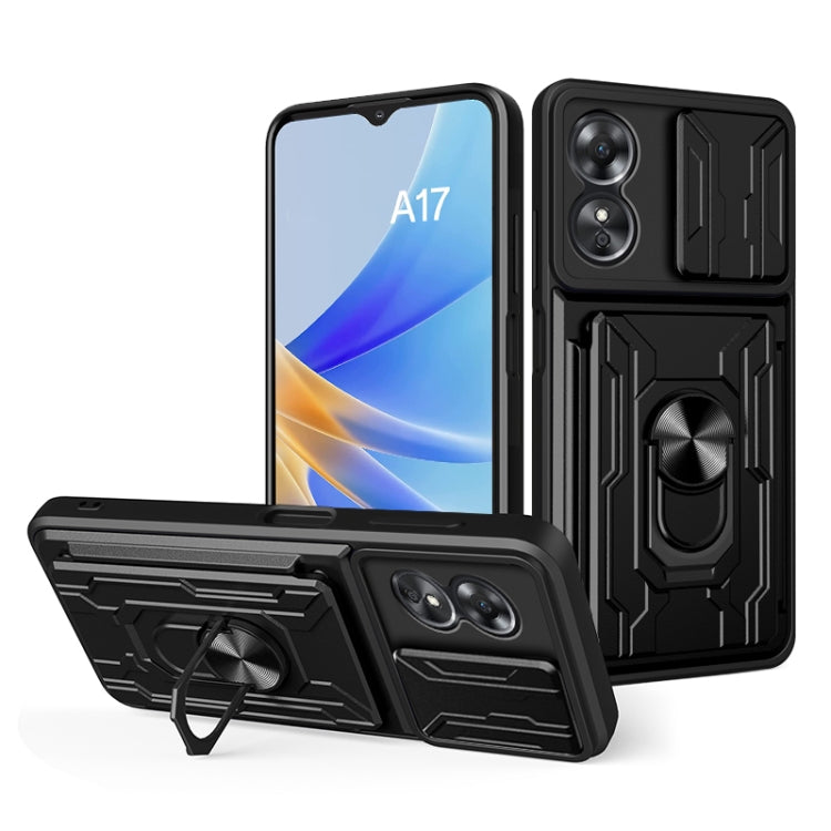 Sliding Camshield TPU+PC Phone Case with Card Slot, For Motorola Edge 30 Ultra 5G, For OPPO A17 4G, For Realme 10 4G, For Samsung Galaxy A14 5G / 4G