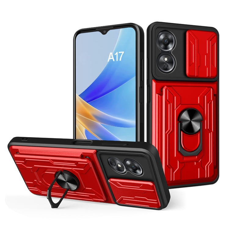 Sliding Camshield TPU+PC Phone Case with Card Slot, For Motorola Edge 30 Ultra 5G, For OPPO A17 4G, For Realme 10 4G, For Samsung Galaxy A14 5G / 4G