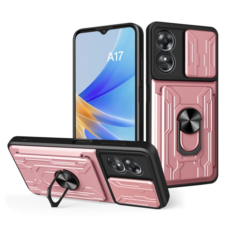 Sliding Camshield TPU+PC Phone Case with Card Slot, For Motorola Edge 30 Ultra 5G, For OPPO A17 4G, For Realme 10 4G, For Samsung Galaxy A14 5G / 4G