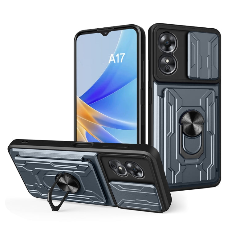 Sliding Camshield TPU+PC Phone Case with Card Slot, For Motorola Edge 30 Ultra 5G, For OPPO A17 4G, For Realme 10 4G, For Samsung Galaxy A14 5G / 4G