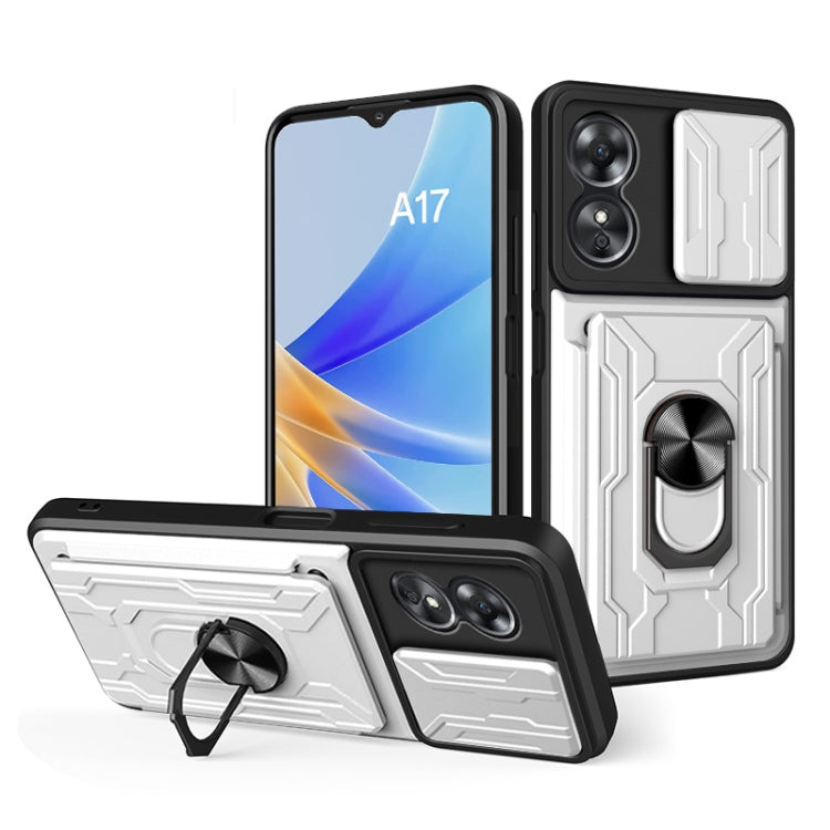 Sliding Camshield TPU+PC Phone Case with Card Slot, For Motorola Edge 30 Ultra 5G, For OPPO A17 4G, For Realme 10 4G, For Samsung Galaxy A14 5G / 4G