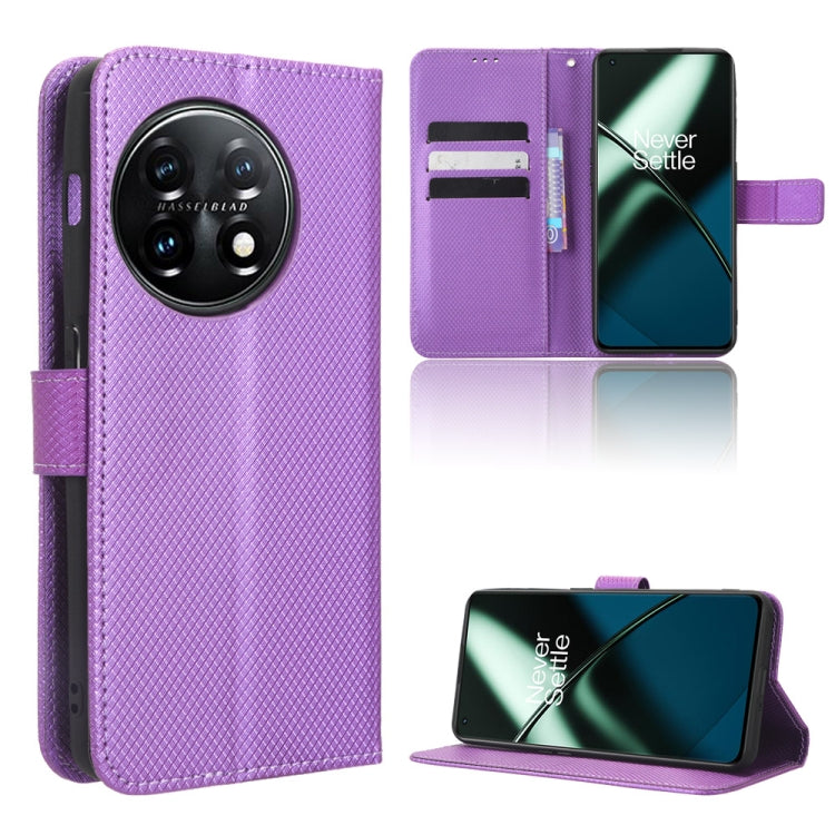 Diamond Texture Leather Phone Case, For OnePlus 11R / Ace 2, For OnePlus Ace 2V, For Umidigi A13 Pro 5G, For ZTE Blade A32, For ZTE Blade V40 Design