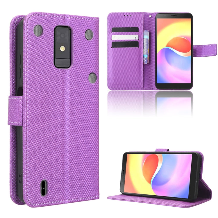 Diamond Texture Leather Phone Case, For OnePlus 11R / Ace 2, For OnePlus Ace 2V, For Umidigi A13 Pro 5G, For ZTE Blade A32, For ZTE Blade V40 Design