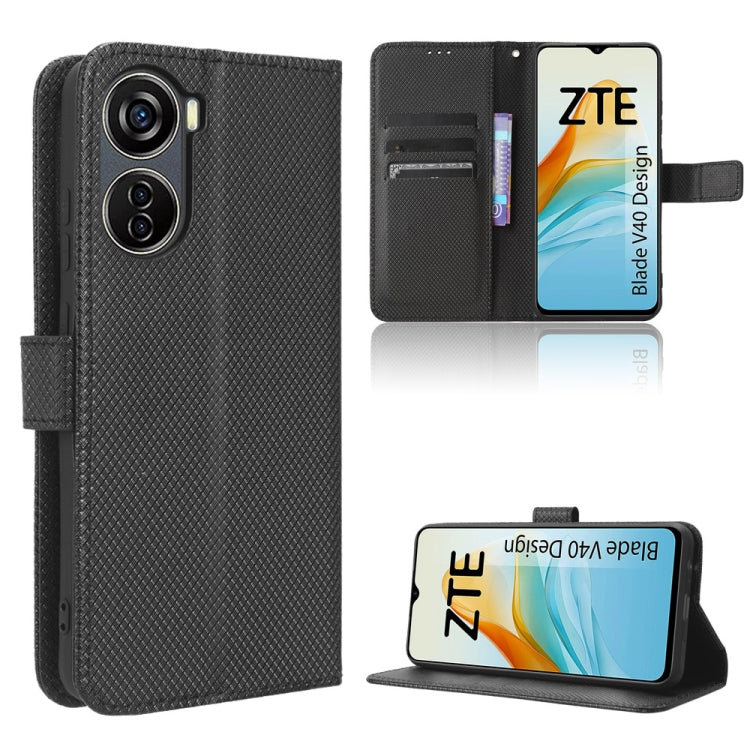 Diamond Texture Leather Phone Case, For OnePlus 11R / Ace 2, For OnePlus Ace 2V, For Umidigi A13 Pro 5G, For ZTE Blade A32, For ZTE Blade V40 Design
