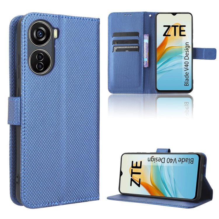 Diamond Texture Leather Phone Case, For OnePlus 11R / Ace 2, For OnePlus Ace 2V, For Umidigi A13 Pro 5G, For ZTE Blade A32, For ZTE Blade V40 Design