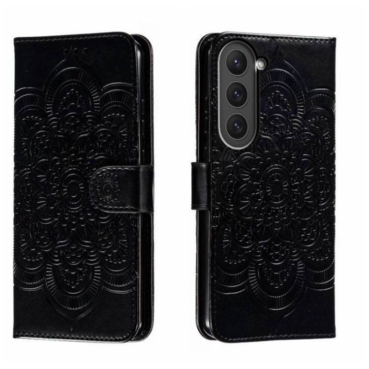 Sun Mandala Embossing Pattern Phone Leather Case, For Samsung Galaxy A04e, For Samsung Galaxy A14 4G, For Samsung Galaxy A24 5G, For Samsung Galaxy A34 5G, For Samsung Galaxy A54 5G, For Samsung Galaxy S23 5G