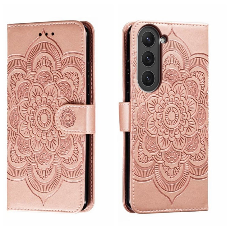 Sun Mandala Embossing Pattern Phone Leather Case, For Samsung Galaxy A04e, For Samsung Galaxy A14 4G, For Samsung Galaxy A24 5G, For Samsung Galaxy A34 5G, For Samsung Galaxy A54 5G, For Samsung Galaxy S23 5G