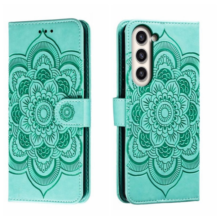 Sun Mandala Embossing Pattern Phone Leather Case, For Samsung Galaxy S23+ 5G, For Samsung Galaxy S23 Ultra 5G