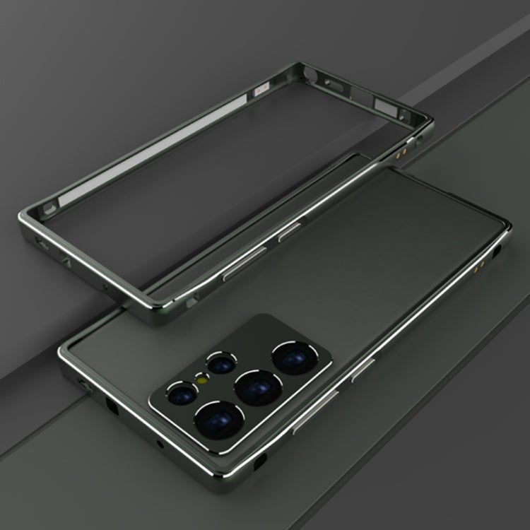 Aurora Series Lens Protector + Metal Frame Phone Case, For Samsung Galaxy S23 5G, For Samsung Galaxy S23+ 5G, For Samsung Galaxy S23 Ultra 5G