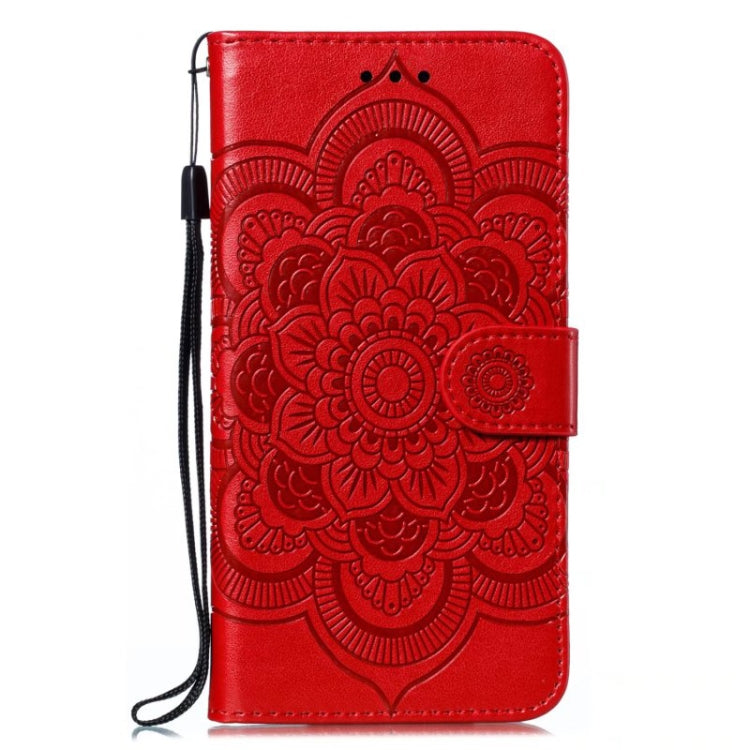 Sun Mandala Embossing Pattern Phone Leather Case, For Xiaomi Redmi 10C, For Xiaomi Redmi 12C, For Xiaomi Redmi A1, For Xiaomi Redmi K50 Ultra, For Xiaomi Redmi K60, For Xiaomi Redmi Note 12 5G Global