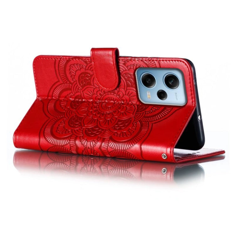 Sun Mandala Embossing Pattern Phone Leather Case, For Xiaomi Redmi Note 12 Pro 5G Global, For Xiaomi 12 Lite, For Xiaomi 13, For Xiaomi Poco C40, For Xiaomi Poco M4 Pro