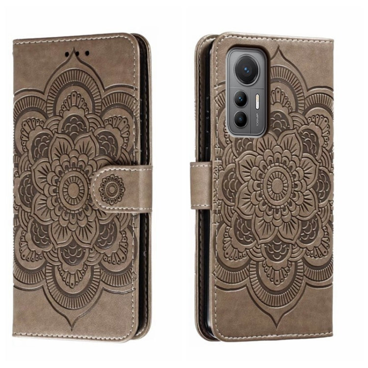 Sun Mandala Embossing Pattern Phone Leather Case, For Xiaomi Redmi Note 12 Pro 5G Global, For Xiaomi 12 Lite, For Xiaomi 13, For Xiaomi Poco C40, For Xiaomi Poco M4 Pro
