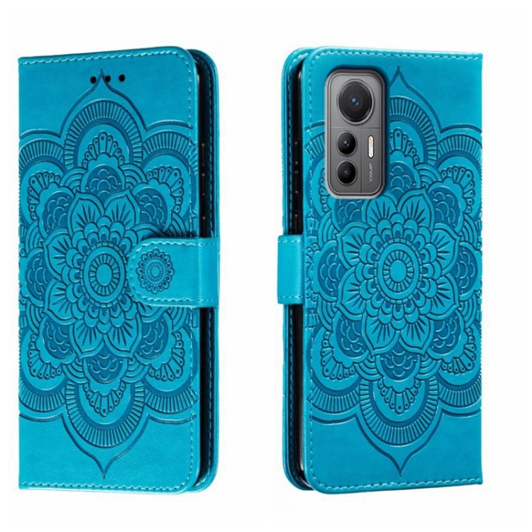 Sun Mandala Embossing Pattern Phone Leather Case, For Xiaomi Redmi Note 12 Pro 5G Global, For Xiaomi 12 Lite, For Xiaomi 13, For Xiaomi Poco C40, For Xiaomi Poco M4 Pro