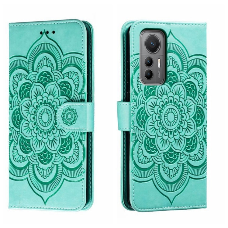 Sun Mandala Embossing Pattern Phone Leather Case, For Xiaomi Redmi Note 12 Pro 5G Global, For Xiaomi 12 Lite, For Xiaomi 13, For Xiaomi Poco C40, For Xiaomi Poco M4 Pro