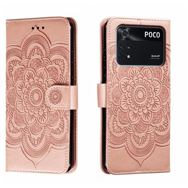 Sun Mandala Embossing Pattern Phone Leather Case, For Xiaomi Redmi Note 12 Pro 5G Global, For Xiaomi 12 Lite, For Xiaomi 13, For Xiaomi Poco C40, For Xiaomi Poco M4 Pro
