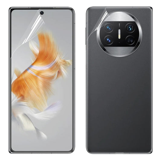 For Huawei Mate X5 / X3 Full Screen Protector Explosion-proof Front + Back Screen Hydrogel Film, For Tecno Phantom V Fold Front + Back Screen, For Huawei Mate X5 / X3 Front + Back