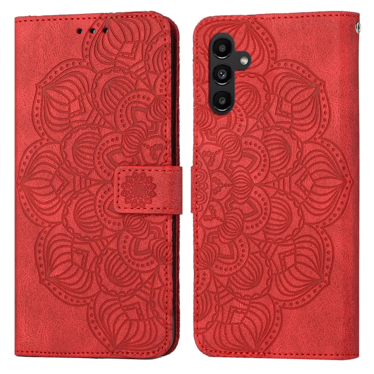 Mandala Embossed Flip Leather Phone Case, For Samsung Galaxy A24 4G, For Xiaomi Redmi 12C, For Xiaomi Redmi Note 12 4G Global, For Xiaomi Redmi Note 12 5G Global/Poco X5, For Xiaomi Redmi Note 12 Pro 5G/Poco X5 Pro