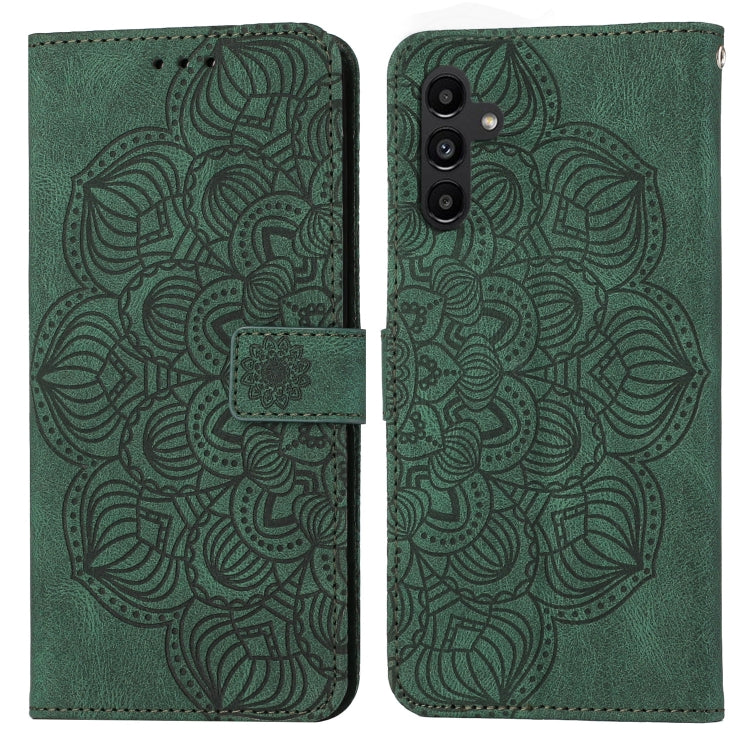 Mandala Embossed Flip Leather Phone Case, For Samsung Galaxy A24 4G, For Xiaomi Redmi 12C, For Xiaomi Redmi Note 12 4G Global, For Xiaomi Redmi Note 12 5G Global/Poco X5, For Xiaomi Redmi Note 12 Pro 5G/Poco X5 Pro