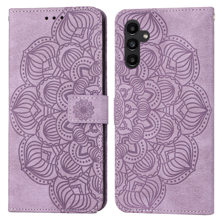 Mandala Embossed Flip Leather Phone Case, For Samsung Galaxy A24 4G, For Xiaomi Redmi 12C, For Xiaomi Redmi Note 12 4G Global, For Xiaomi Redmi Note 12 5G Global/Poco X5, For Xiaomi Redmi Note 12 Pro 5G/Poco X5 Pro