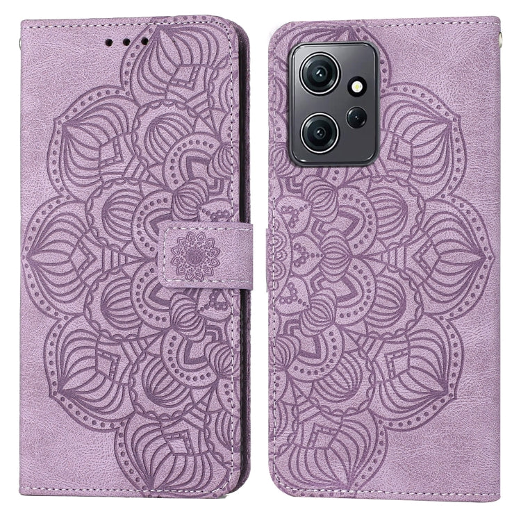 Mandala Embossed Flip Leather Phone Case, For Samsung Galaxy A24 4G, For Xiaomi Redmi 12C, For Xiaomi Redmi Note 12 4G Global, For Xiaomi Redmi Note 12 5G Global/Poco X5, For Xiaomi Redmi Note 12 Pro 5G/Poco X5 Pro