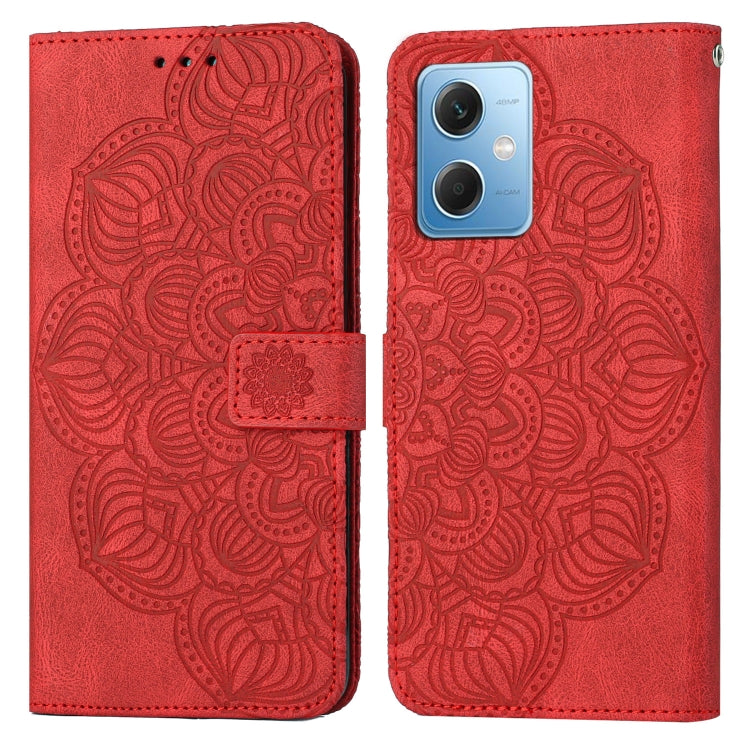 Mandala Embossed Flip Leather Phone Case, For Samsung Galaxy A24 4G, For Xiaomi Redmi 12C, For Xiaomi Redmi Note 12 4G Global, For Xiaomi Redmi Note 12 5G Global/Poco X5, For Xiaomi Redmi Note 12 Pro 5G/Poco X5 Pro