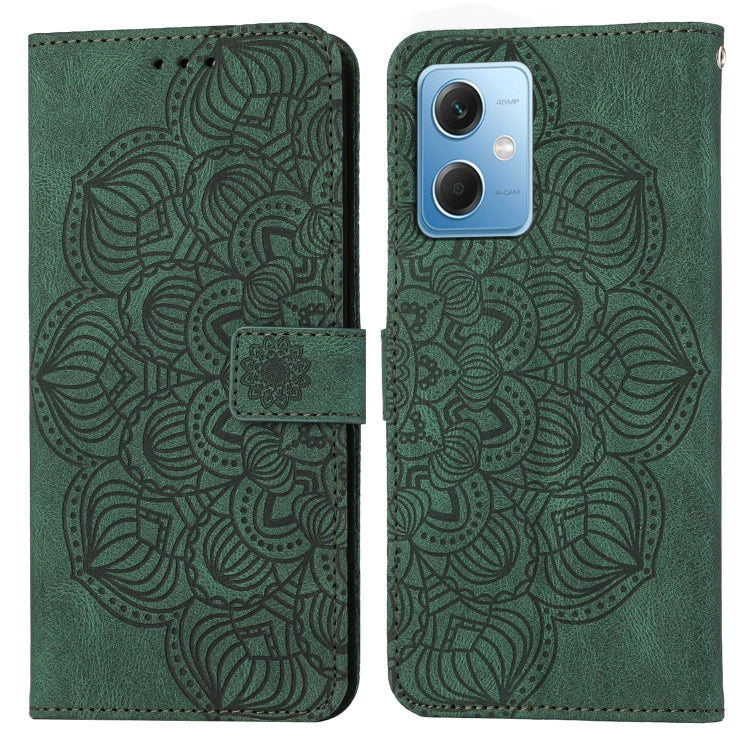 Mandala Embossed Flip Leather Phone Case, For Samsung Galaxy A24 4G, For Xiaomi Redmi 12C, For Xiaomi Redmi Note 12 4G Global, For Xiaomi Redmi Note 12 5G Global/Poco X5, For Xiaomi Redmi Note 12 Pro 5G/Poco X5 Pro