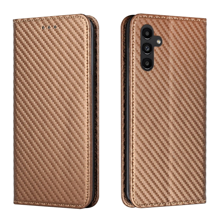Carbon Fiber Texture Magnetic Flip Leather Phone Case, For Samsung Galaxy A24 4G, For Xiaomi Redmi 12C, For Xiaomi Redmi Note 12 4G Global, For Xiaomi Redmi Note 12 5G Global/Poco X5, For Xiaomi Redmi Note 12 Pro 5G/Poco X5 Pro