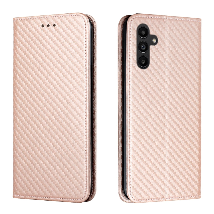 Carbon Fiber Texture Magnetic Flip Leather Phone Case, For Samsung Galaxy A24 4G, For Xiaomi Redmi 12C, For Xiaomi Redmi Note 12 4G Global, For Xiaomi Redmi Note 12 5G Global/Poco X5, For Xiaomi Redmi Note 12 Pro 5G/Poco X5 Pro