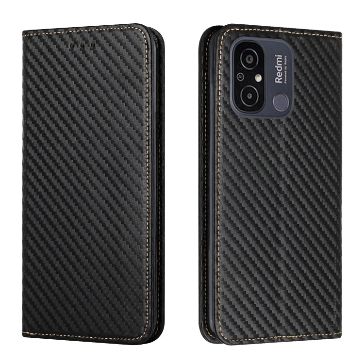 Carbon Fiber Texture Magnetic Flip Leather Phone Case, For Samsung Galaxy A24 4G, For Xiaomi Redmi 12C, For Xiaomi Redmi Note 12 4G Global, For Xiaomi Redmi Note 12 5G Global/Poco X5, For Xiaomi Redmi Note 12 Pro 5G/Poco X5 Pro