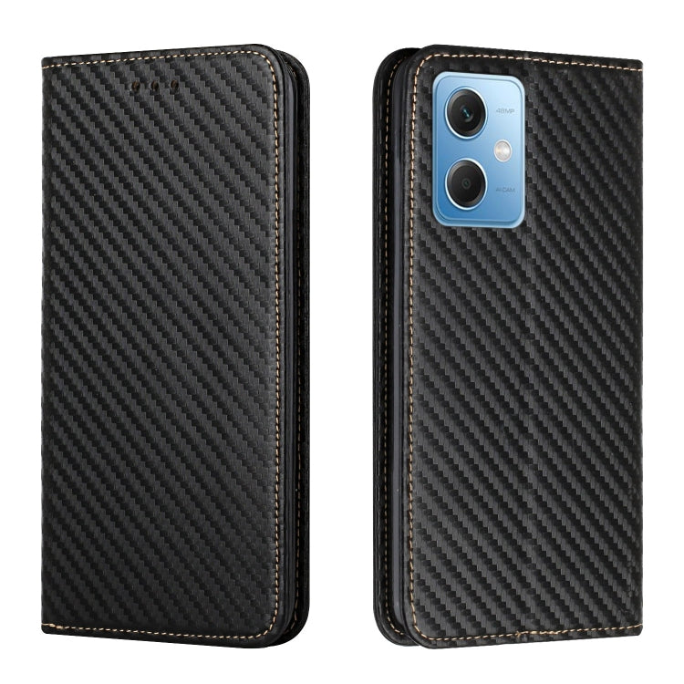 Carbon Fiber Texture Magnetic Flip Leather Phone Case, For Samsung Galaxy A24 4G, For Xiaomi Redmi 12C, For Xiaomi Redmi Note 12 4G Global, For Xiaomi Redmi Note 12 5G Global/Poco X5, For Xiaomi Redmi Note 12 Pro 5G/Poco X5 Pro