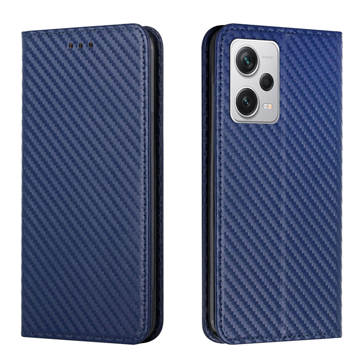 Carbon Fiber Texture Magnetic Flip Leather Phone Case, For Samsung Galaxy A24 4G, For Xiaomi Redmi 12C, For Xiaomi Redmi Note 12 4G Global, For Xiaomi Redmi Note 12 5G Global/Poco X5, For Xiaomi Redmi Note 12 Pro 5G/Poco X5 Pro