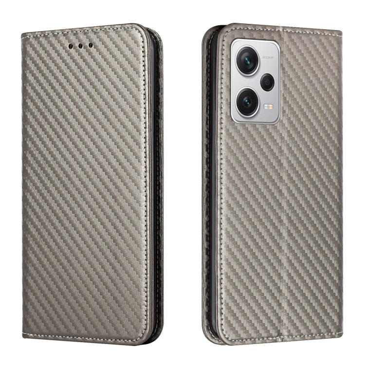 Carbon Fiber Texture Magnetic Flip Leather Phone Case, For Samsung Galaxy A24 4G, For Xiaomi Redmi 12C, For Xiaomi Redmi Note 12 4G Global, For Xiaomi Redmi Note 12 5G Global/Poco X5, For Xiaomi Redmi Note 12 Pro 5G/Poco X5 Pro