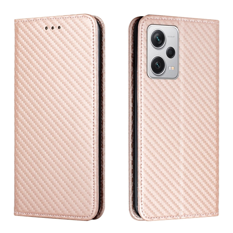Carbon Fiber Texture Magnetic Flip Leather Phone Case, For Samsung Galaxy A24 4G, For Xiaomi Redmi 12C, For Xiaomi Redmi Note 12 4G Global, For Xiaomi Redmi Note 12 5G Global/Poco X5, For Xiaomi Redmi Note 12 Pro 5G/Poco X5 Pro