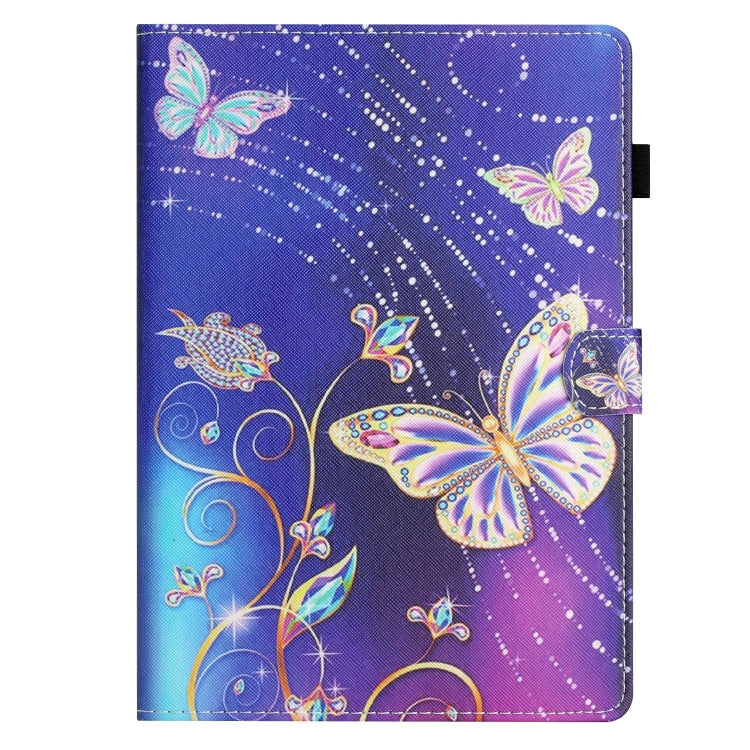 Coloured Drawing Stitching Smart Leather Tablet Case, For Lenovo Tab M10 Gen 3, For Lenovo Tab M10 HD Gen 2, For Lenovo Tab M10 Plus 3rd Gen, For Lenovo M10 Plus X606F, For Lenovo Tab P11 J606F