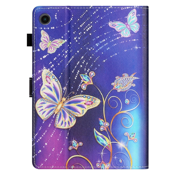 Coloured Drawing Stitching Smart Leather Tablet Case, For Lenovo Tab M10 Gen 3, For Lenovo Tab M10 HD Gen 2, For Lenovo Tab M10 Plus 3rd Gen, For Lenovo M10 Plus X606F, For Lenovo Tab P11 J606F
