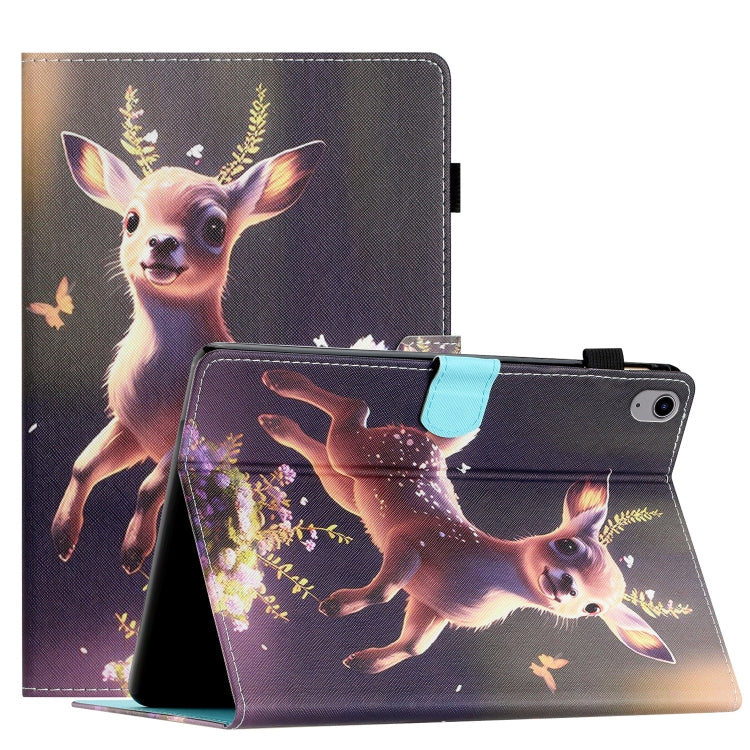Coloured Drawing Stitching Smart Leather Tablet Case, For Lenovo Tab M10 Gen 3, For Lenovo Tab M10 HD Gen 2, For Lenovo Tab M10 Plus 3rd Gen, For Lenovo M10 Plus X606F, For Lenovo Tab P11 J606F